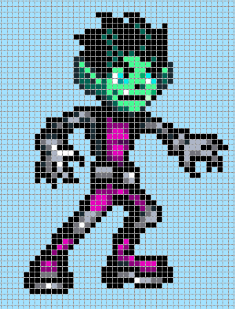 Юные Титаны по клеточкам