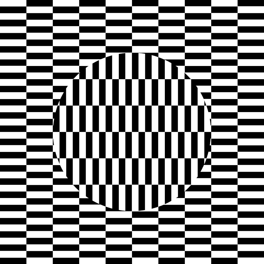 Оптические иллюзии простые