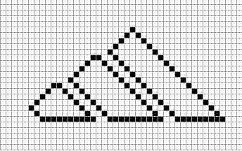 Рисунки по клеточкам кроссовки