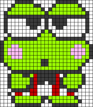 Лягушка по клеточкам