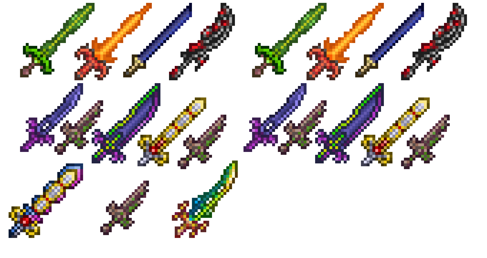 Minecraft terraria weapons фото 17