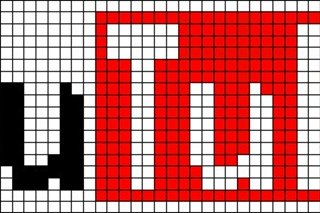 Имя Катя по клеточкам