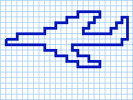 Графический диктант самолет