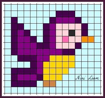 Небольшие птицы по клеточкам