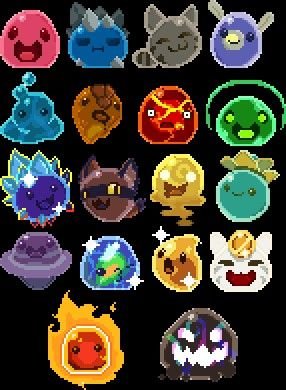 СЛАЙМ пиксельный ранчер