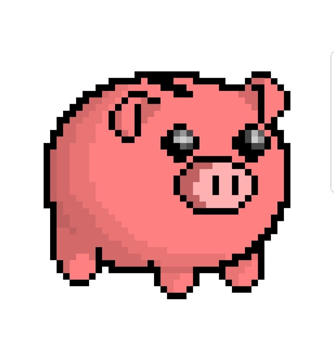 Хотлайн Майами пиксель арт свинья