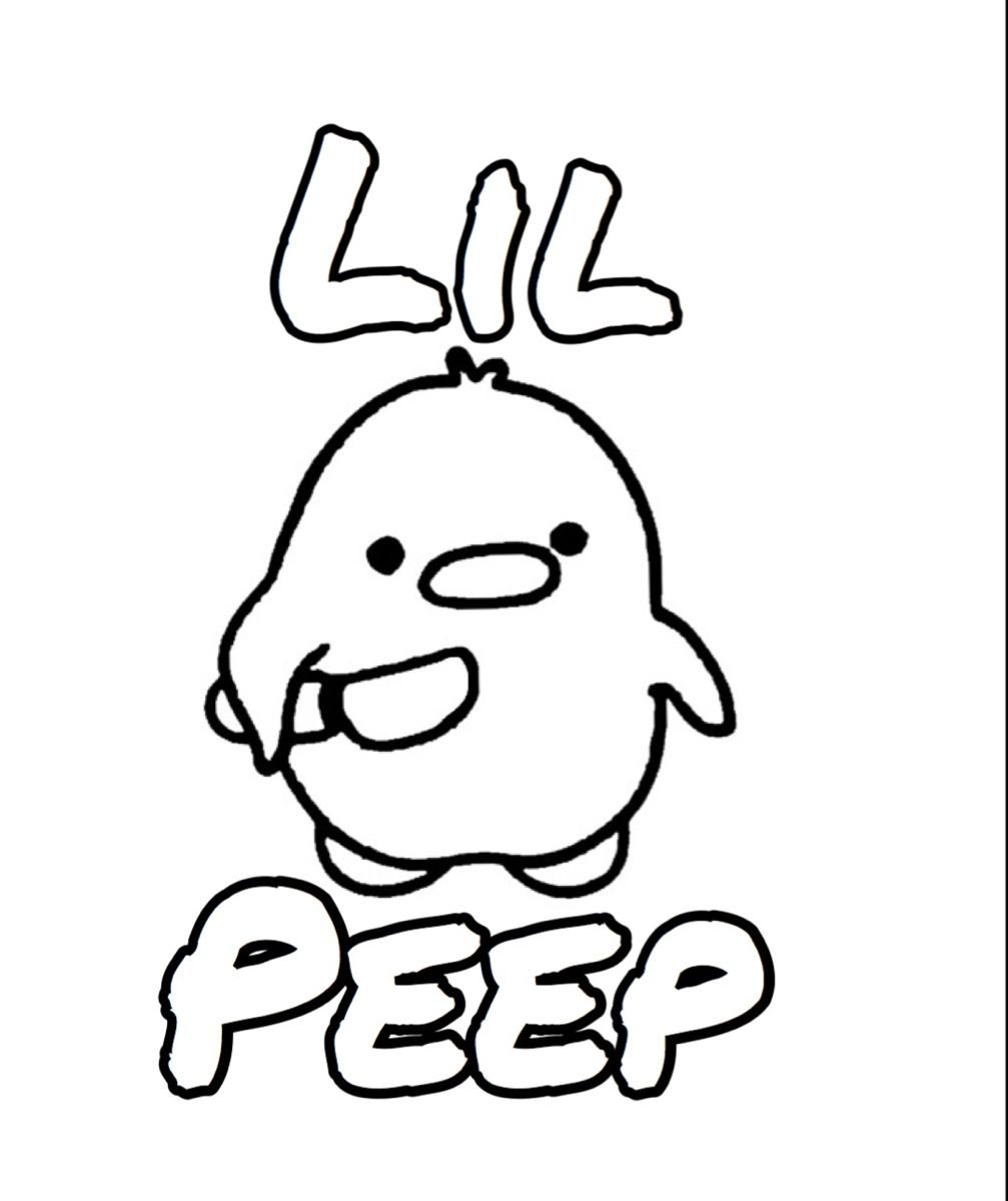 Lil Peep раскраска