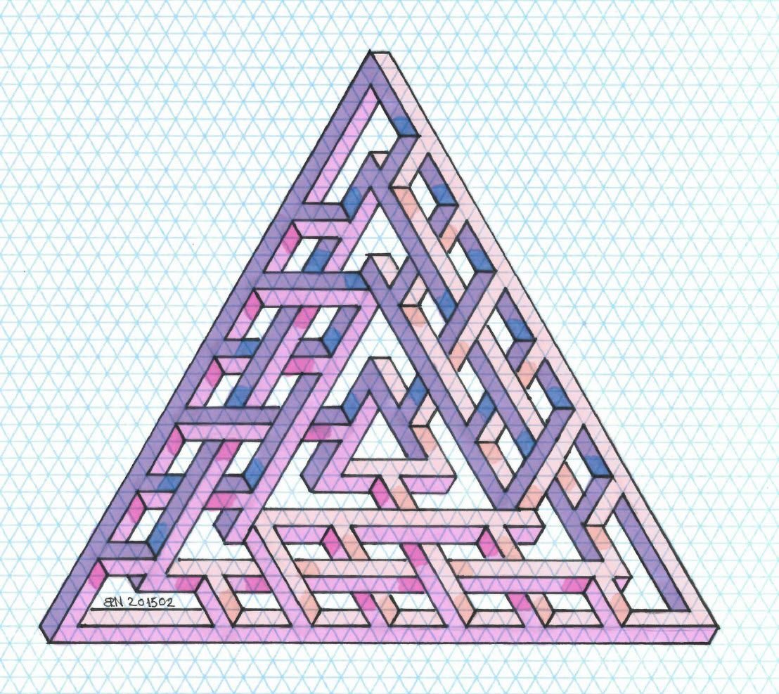 Объемный треугольник