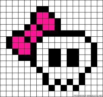 Рисунки по клеткам Монстер Хай