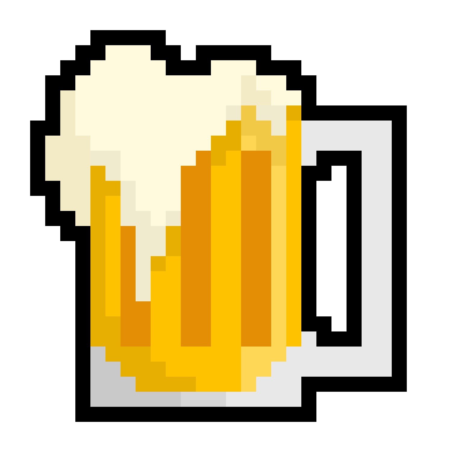 Пиксельный бокал пива