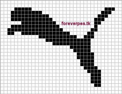 Рисунки по клеточкам фирмы