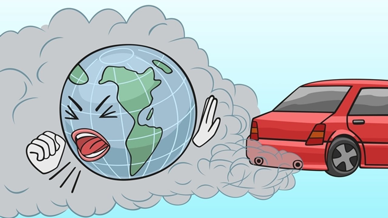 Загрязнение окружающей среды выхлопными газами