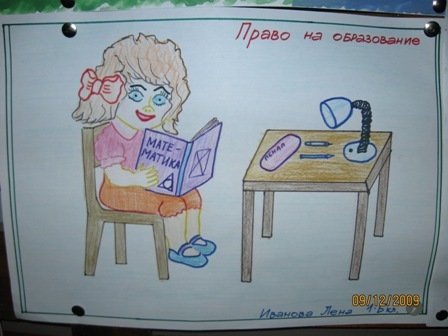 Конкурс рисунков я имею право