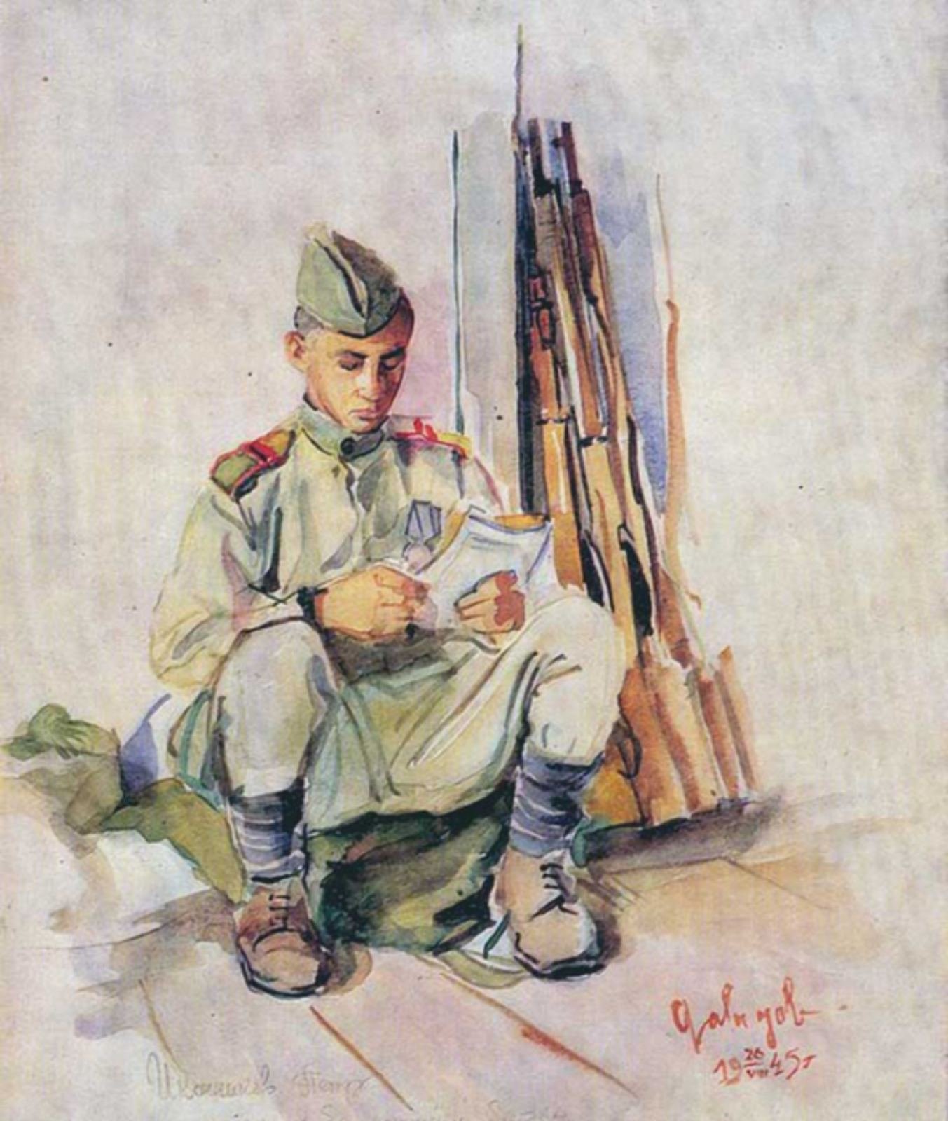 Картины с изображением солдата