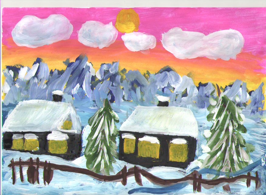 Рисунок к стихотворению зимнее. Зимние рисунки. Рисунок на зимнюю тему. Рисунок на тему зимний вечер. Зимний пейзаж гуашью.