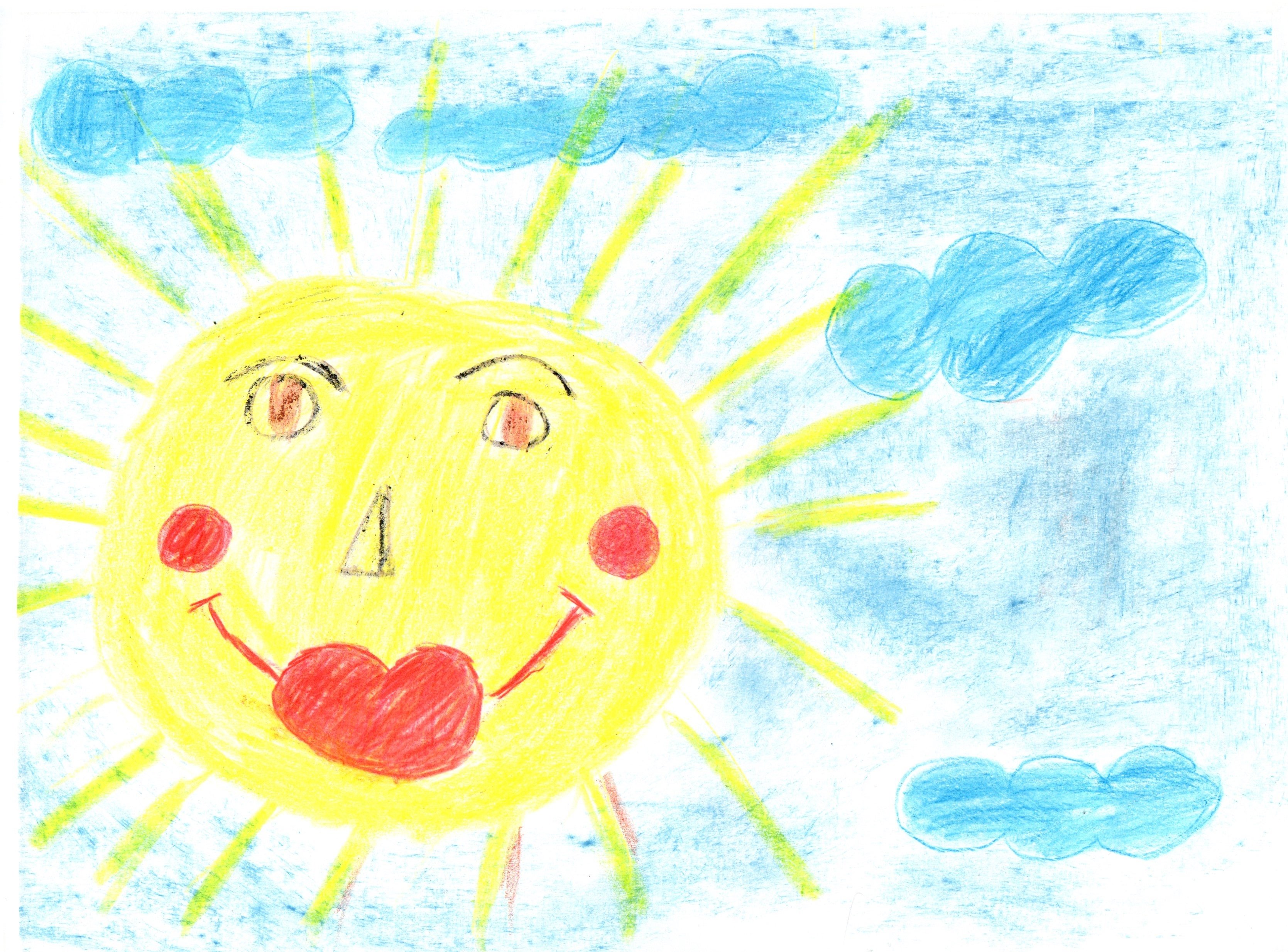 Рисунок на тему солнце