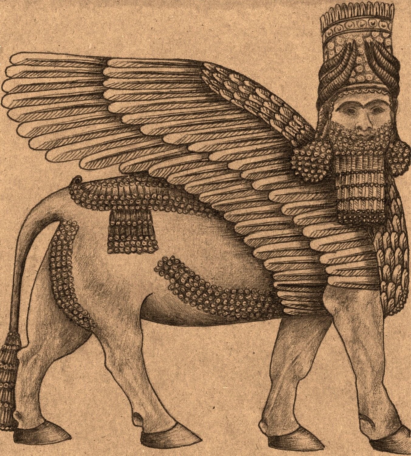 Бог Мардук Ассирия