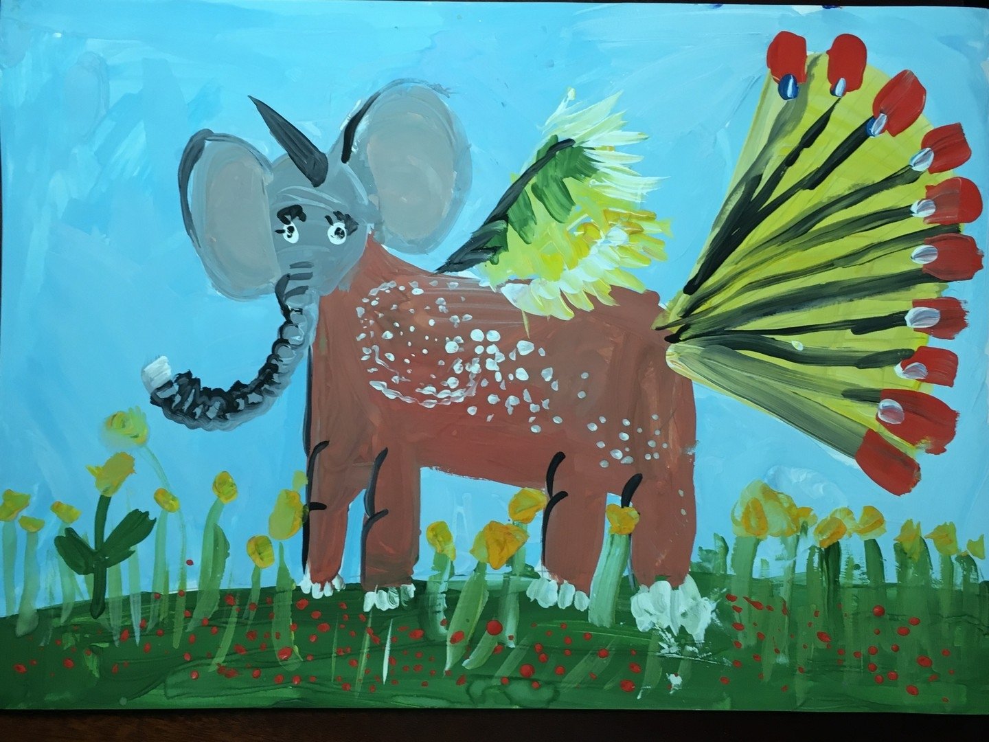 Рисование фантастических животных в детском саду