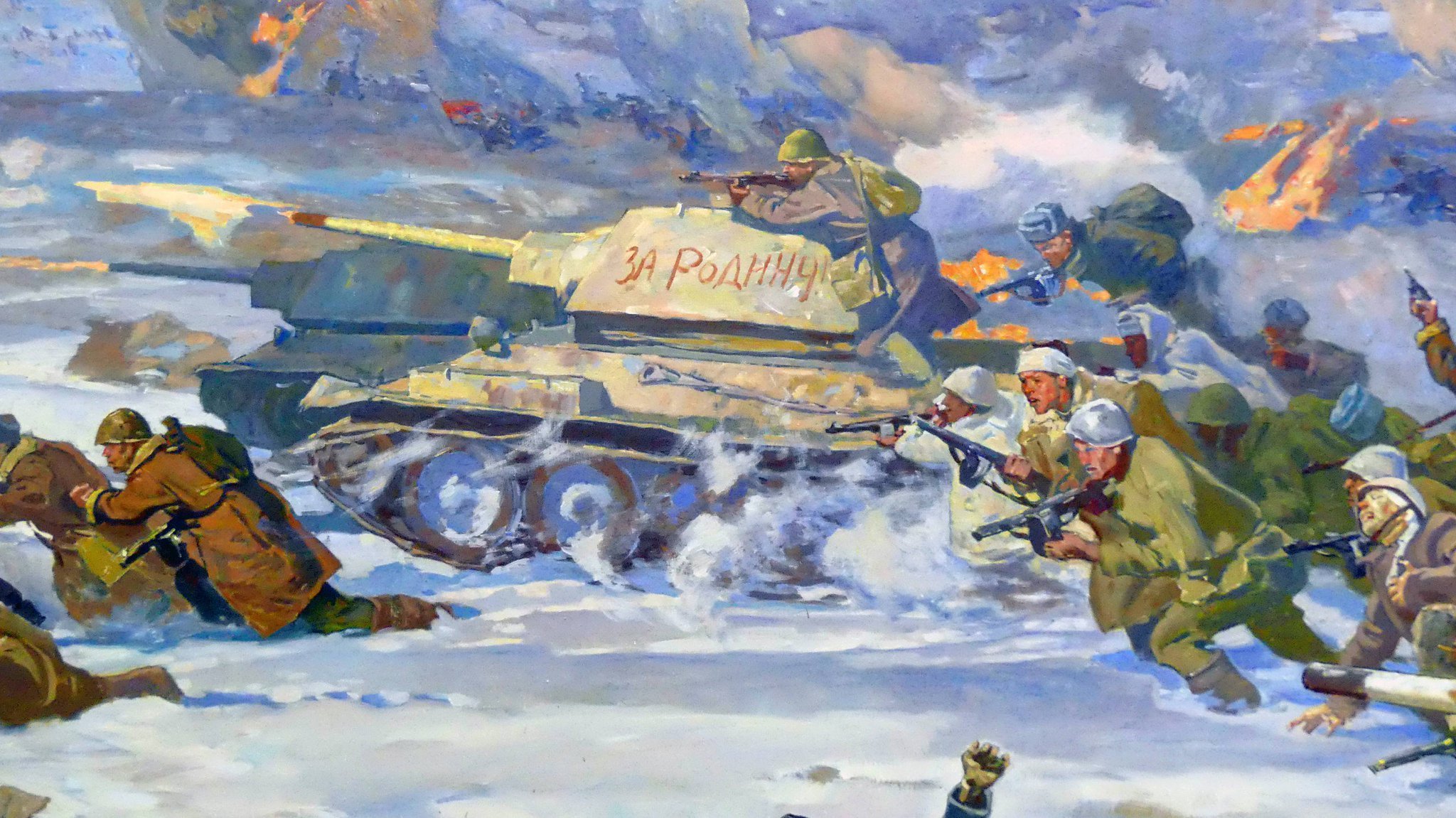 Великая Отечественная война Сталинградская битва бой картина