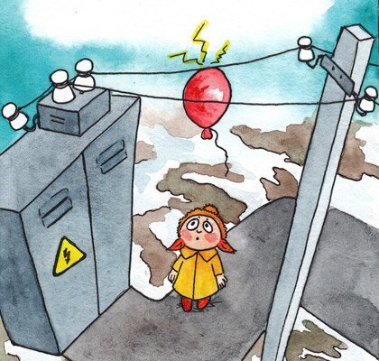 Рисунок на тему безопасное электричество