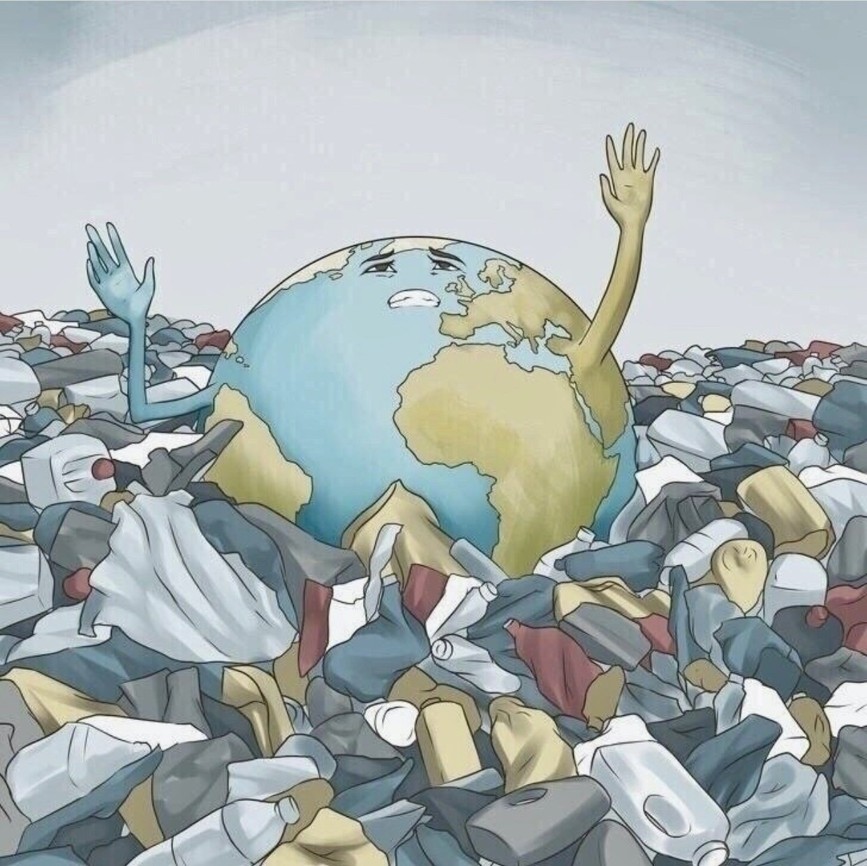 Планета загрязнена