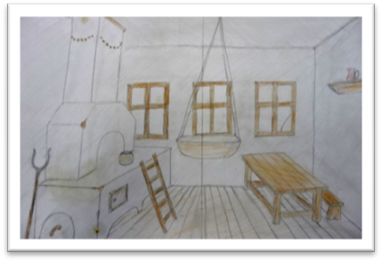 Изба изнутри изо