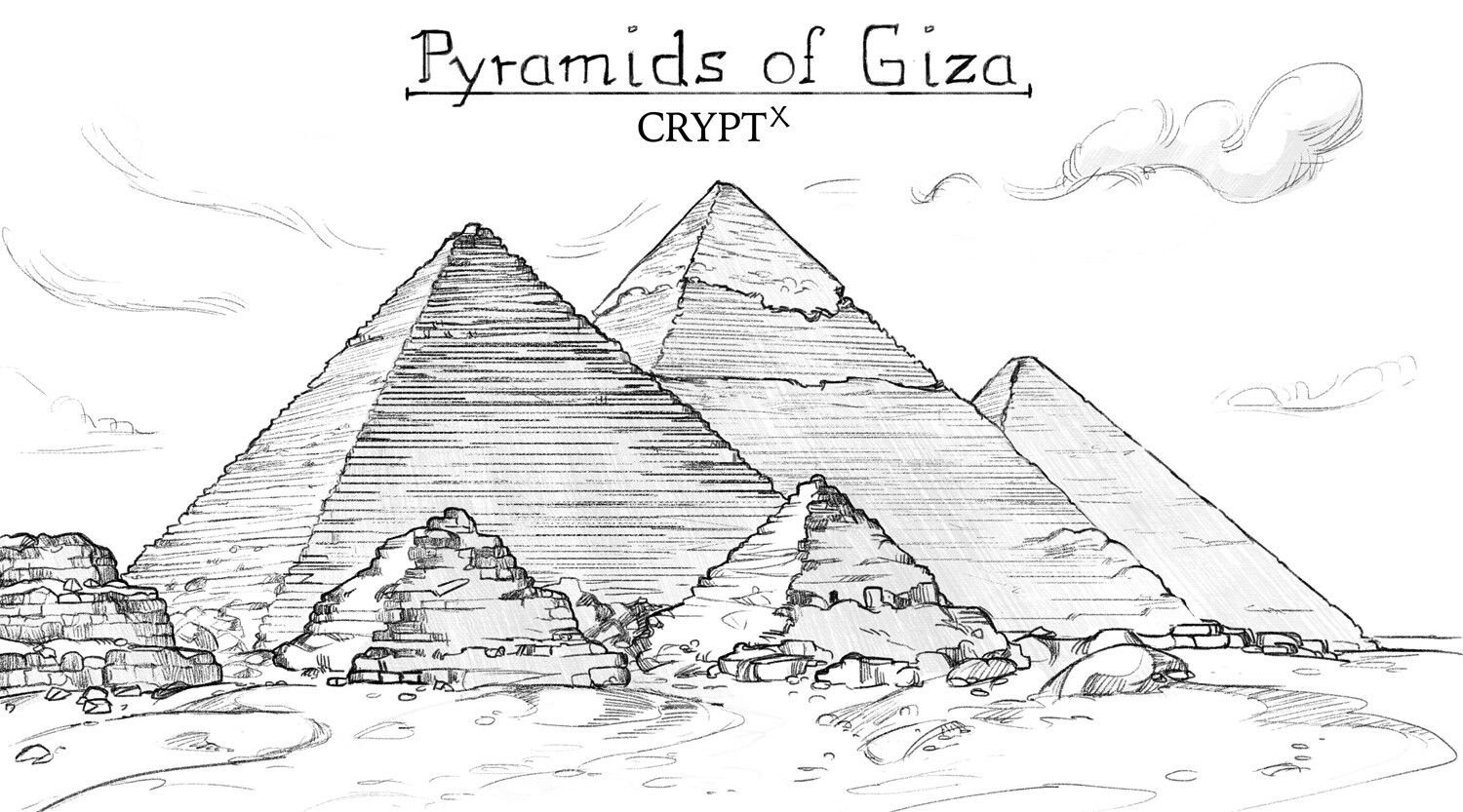 Египетские пирамиды рис=унок