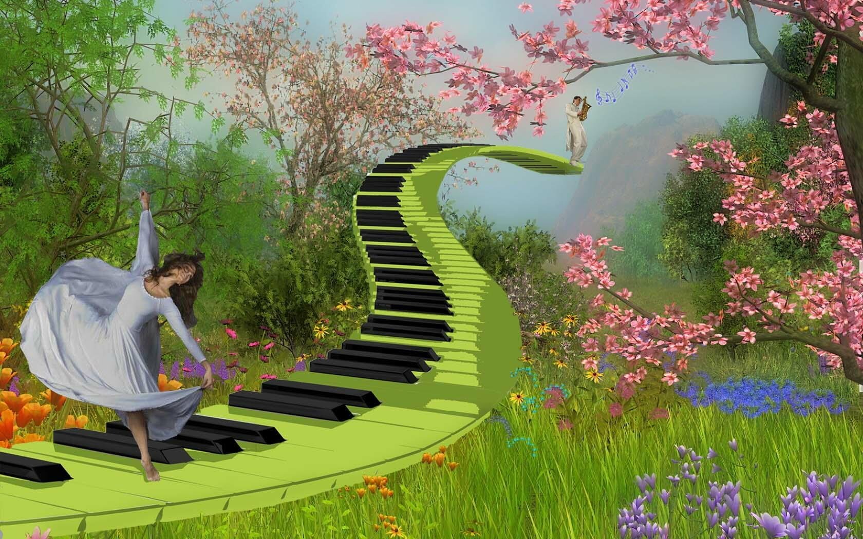 Пианино на природе