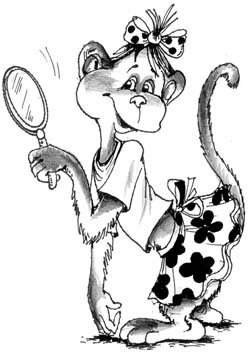 Раскраски по басням Крылова мартышка и очки