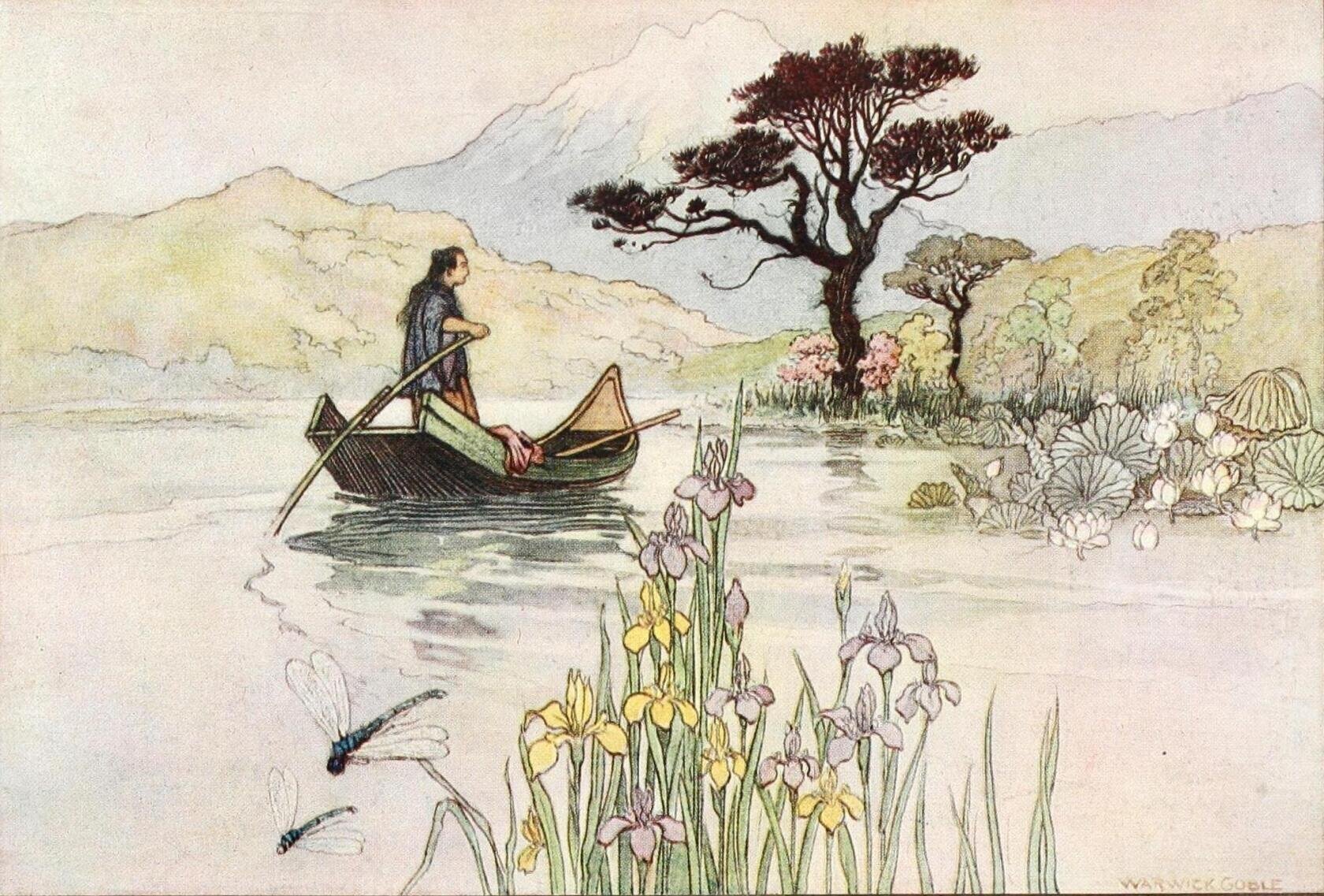 Иллюстрации к японским сказкам и легендам