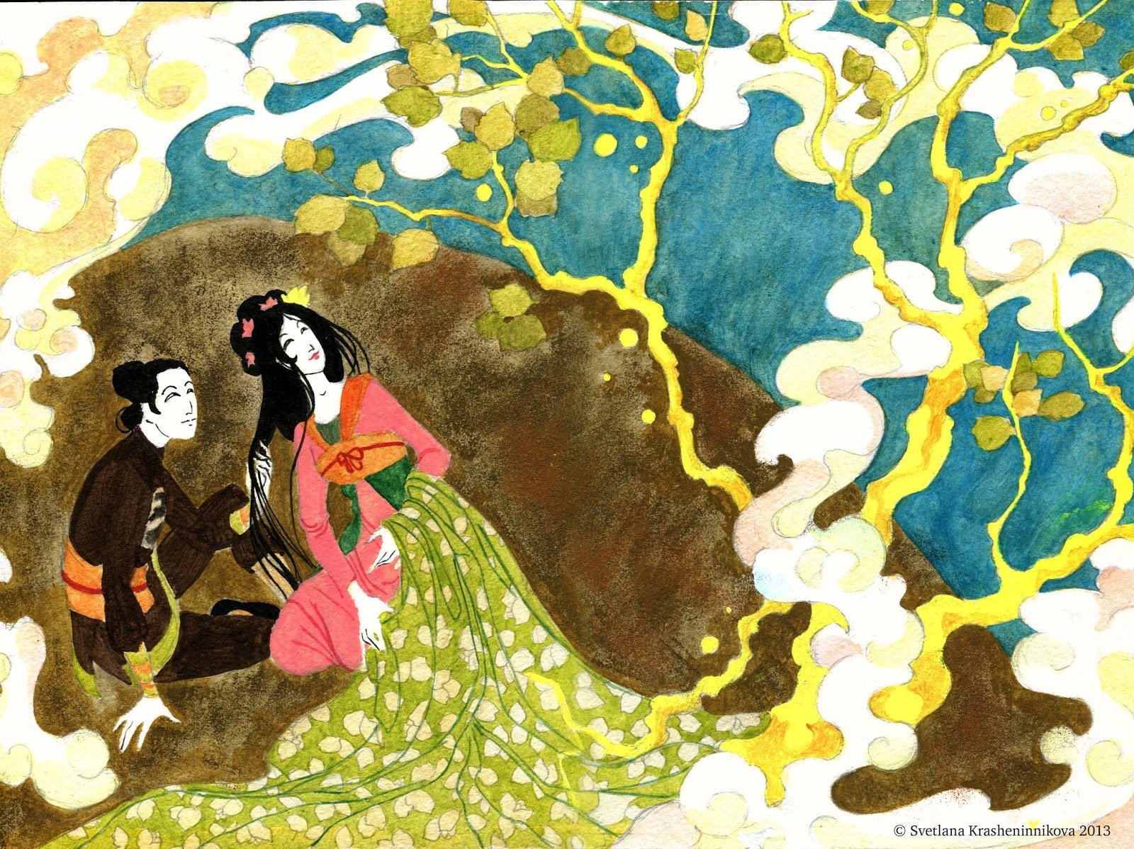 Иллюстрации к корейским сказкам