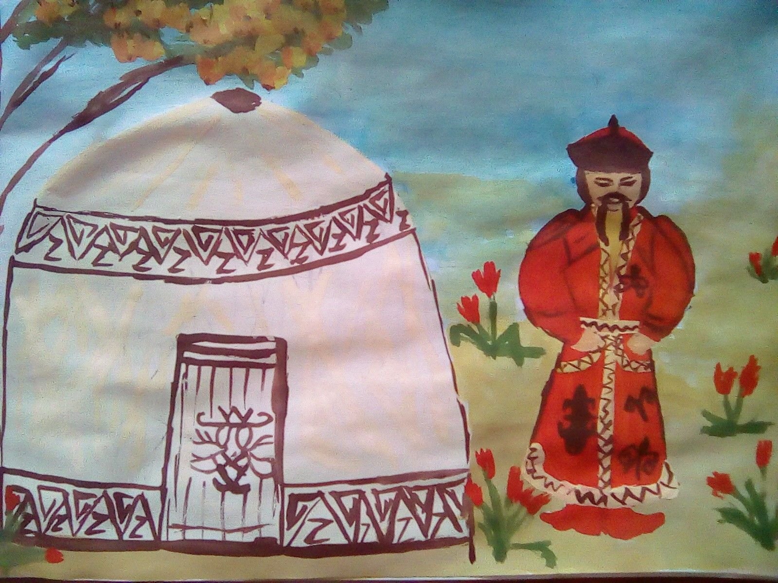 Калмыцкие традиции рисунки