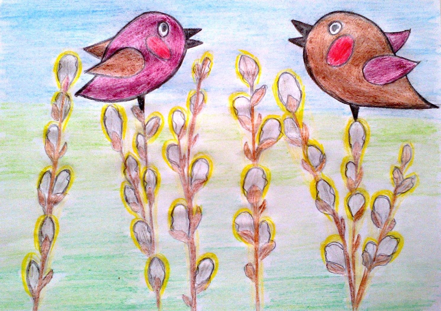 Конкурс рисунков птицы