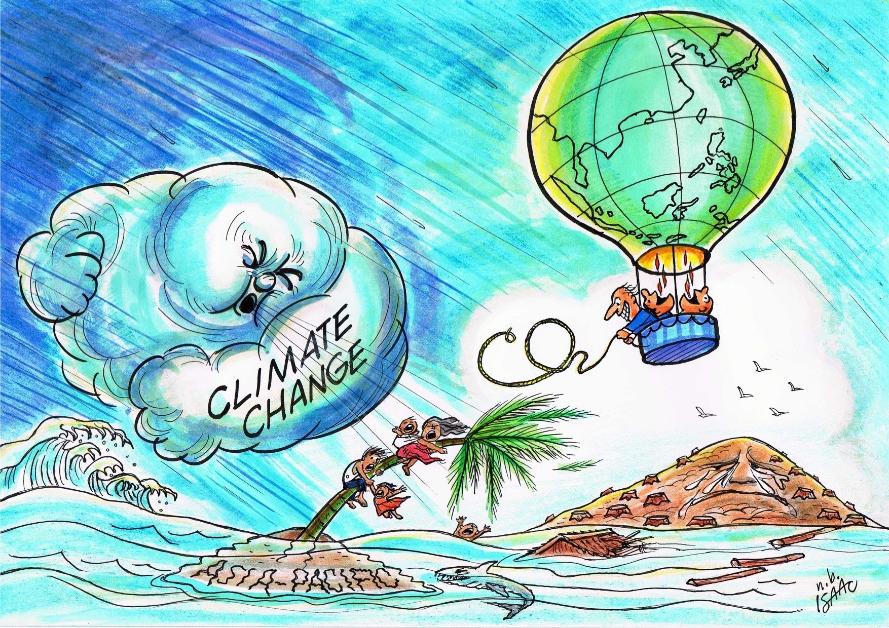 Изменение климата плакат