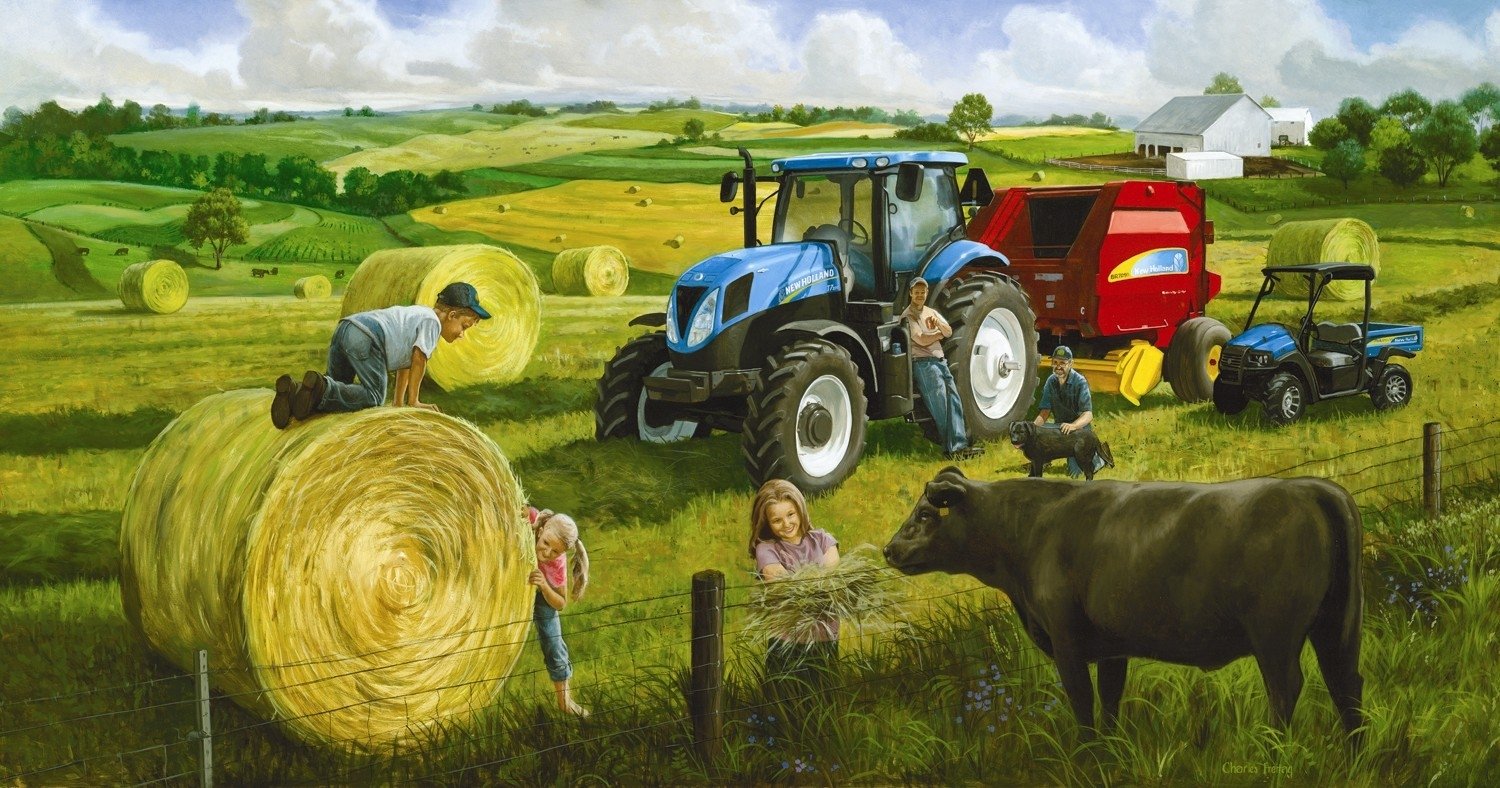 Картины на тему сельского хозяйства