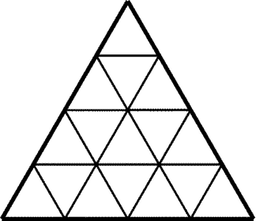 Треугольник рисунок раскраска