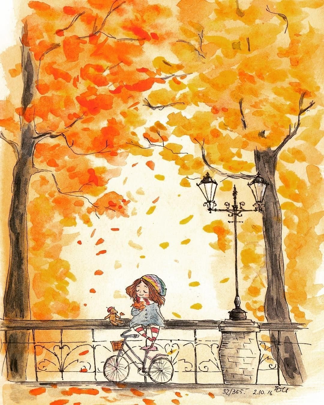 Иллюстрация на тему осень