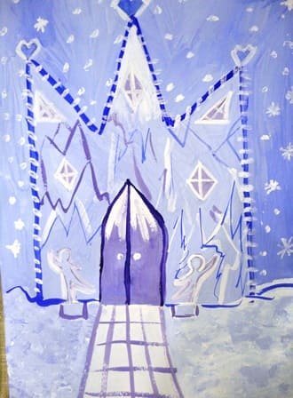 Замок снежной королевы 2 класс