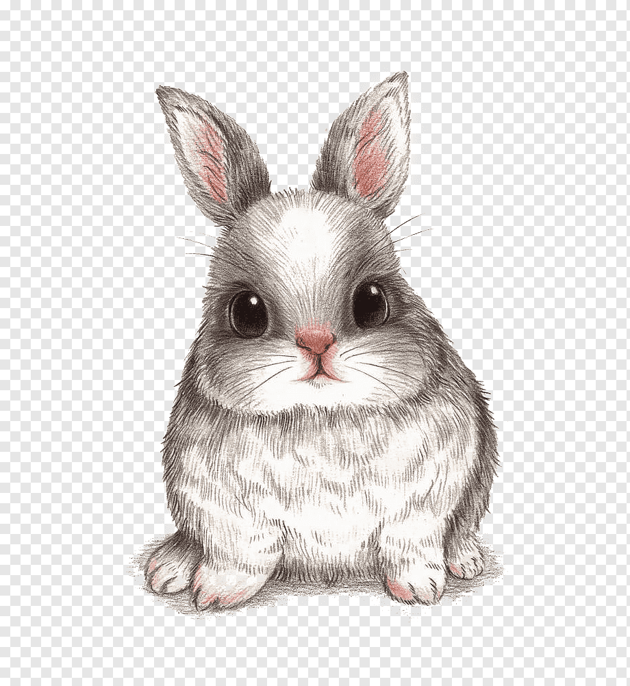 Нарисовать зайца милого - 90 фото