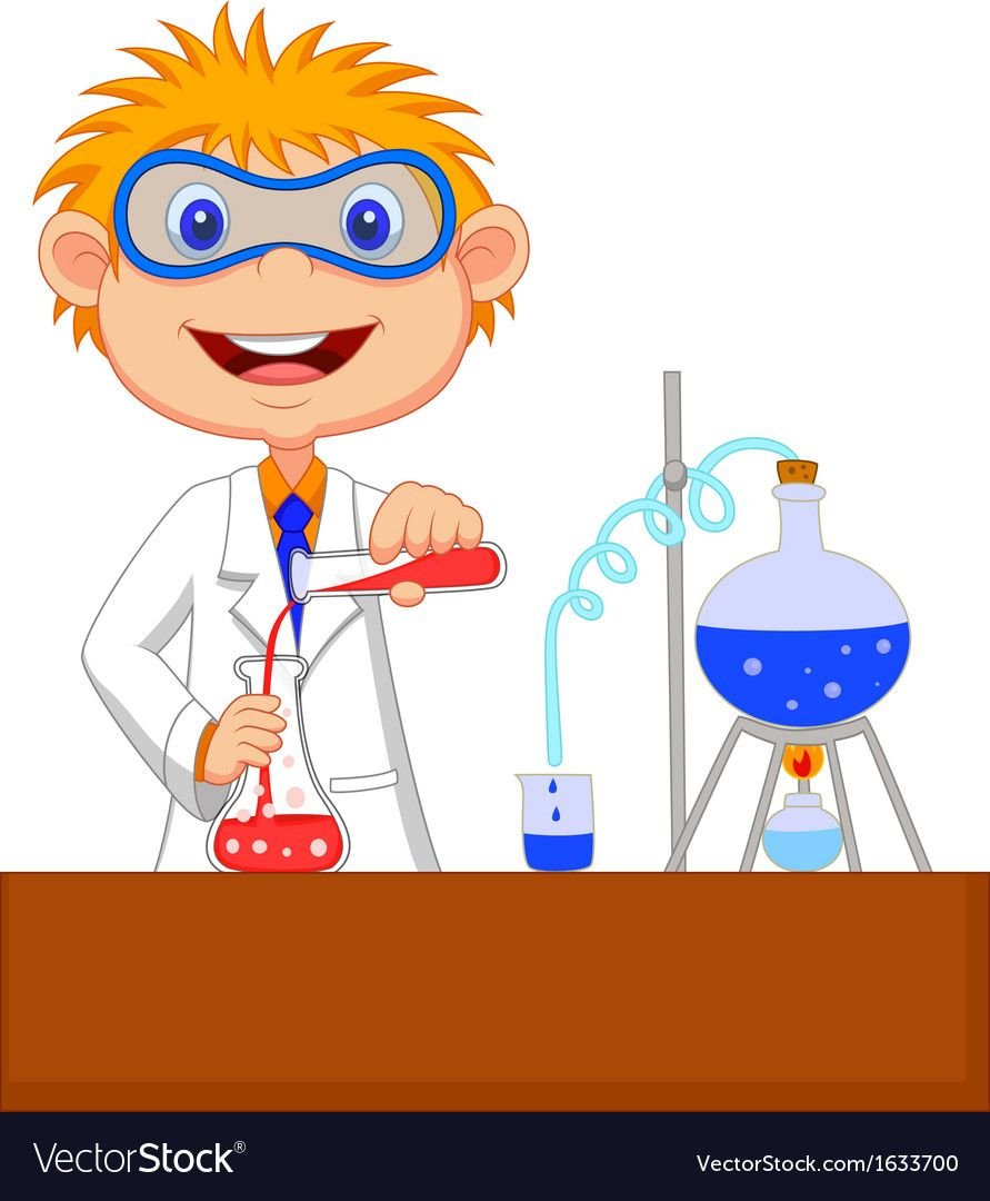 Химик в детских рисунках