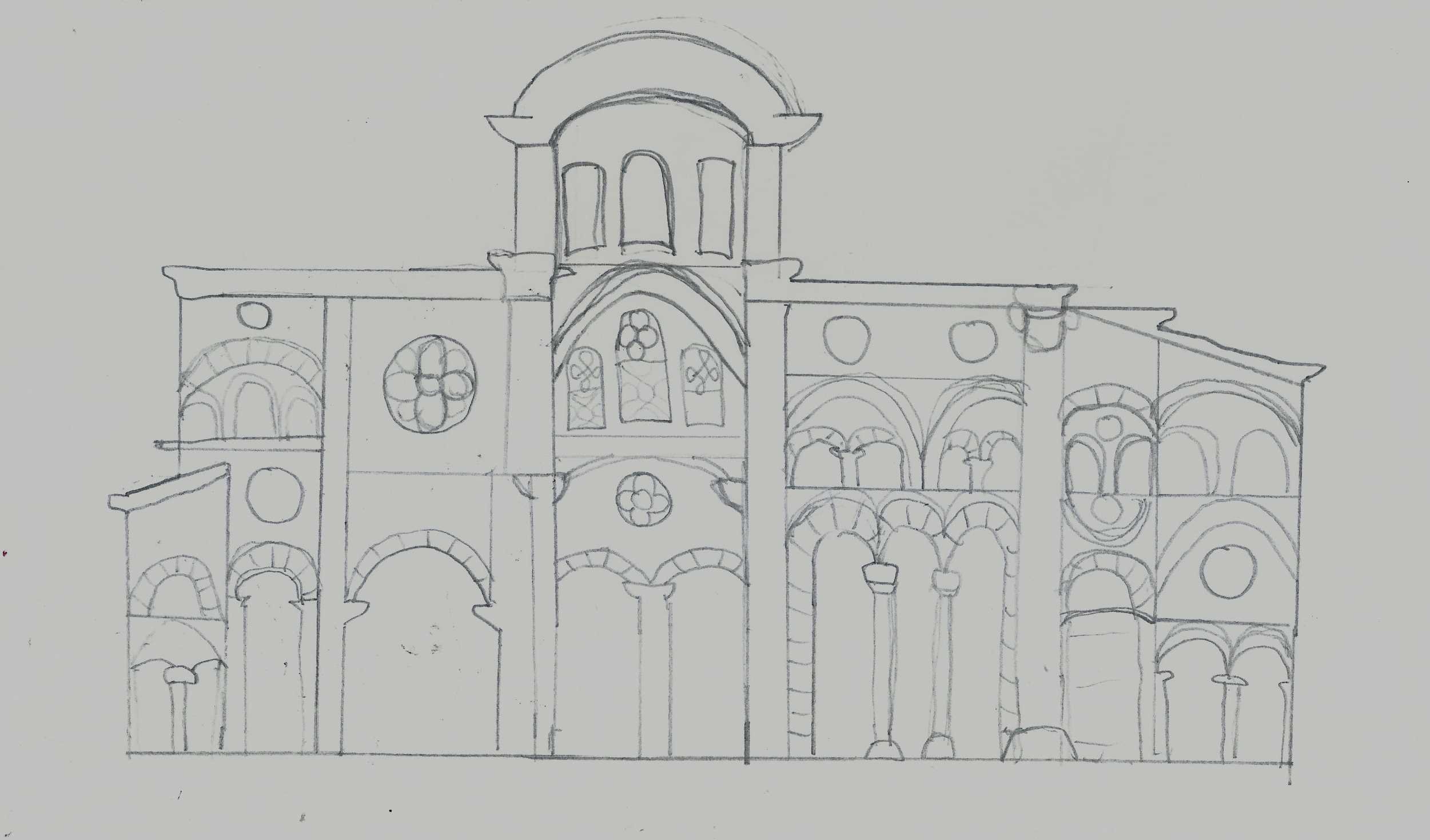 Архитектура Византии зарисовки