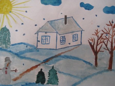 Иллюстрация к стихотворению встреча зимы