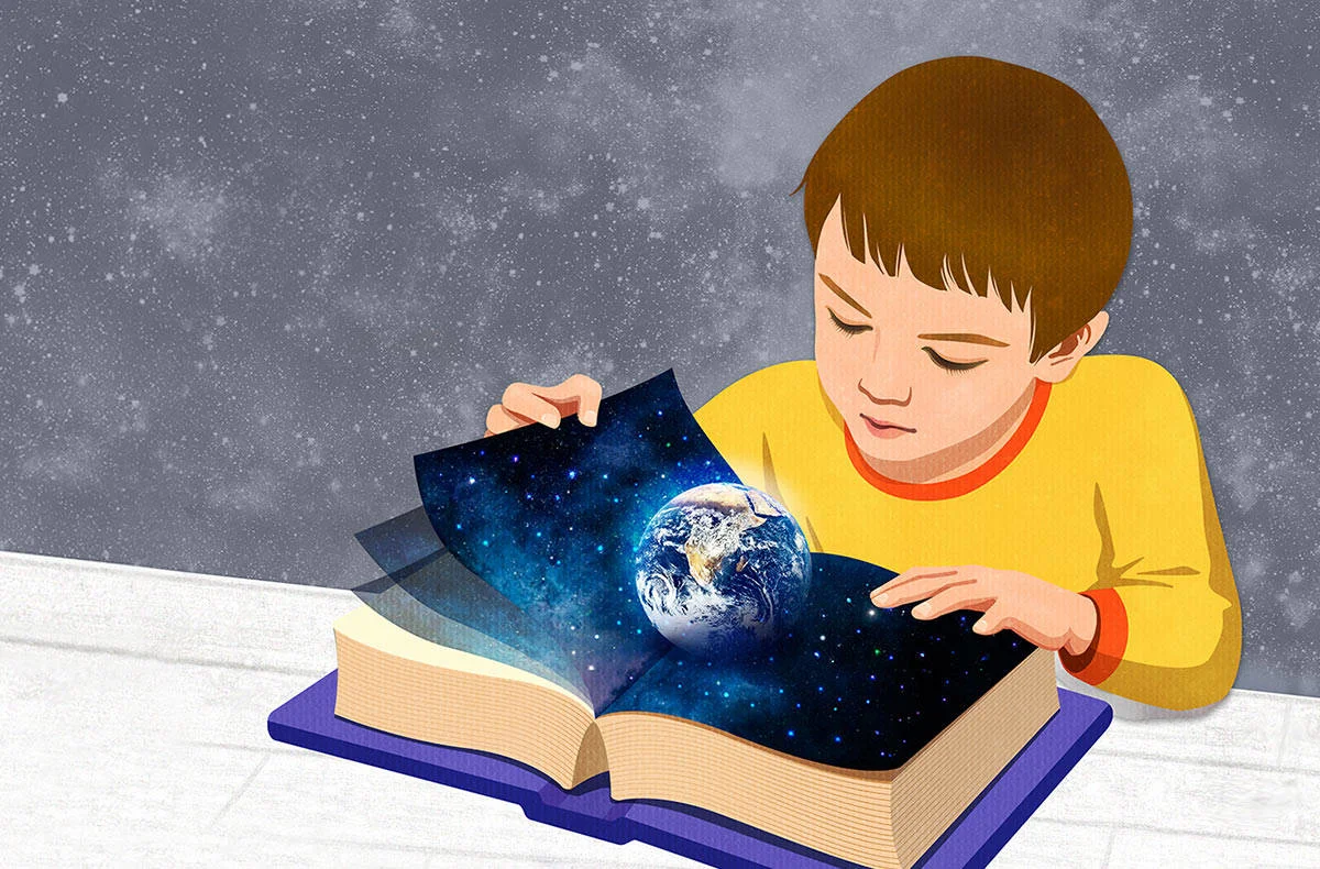 Стремление познать. Чтение иллюстрация. Книги для детей. Познание иллюстрация. Фон книги для детей.