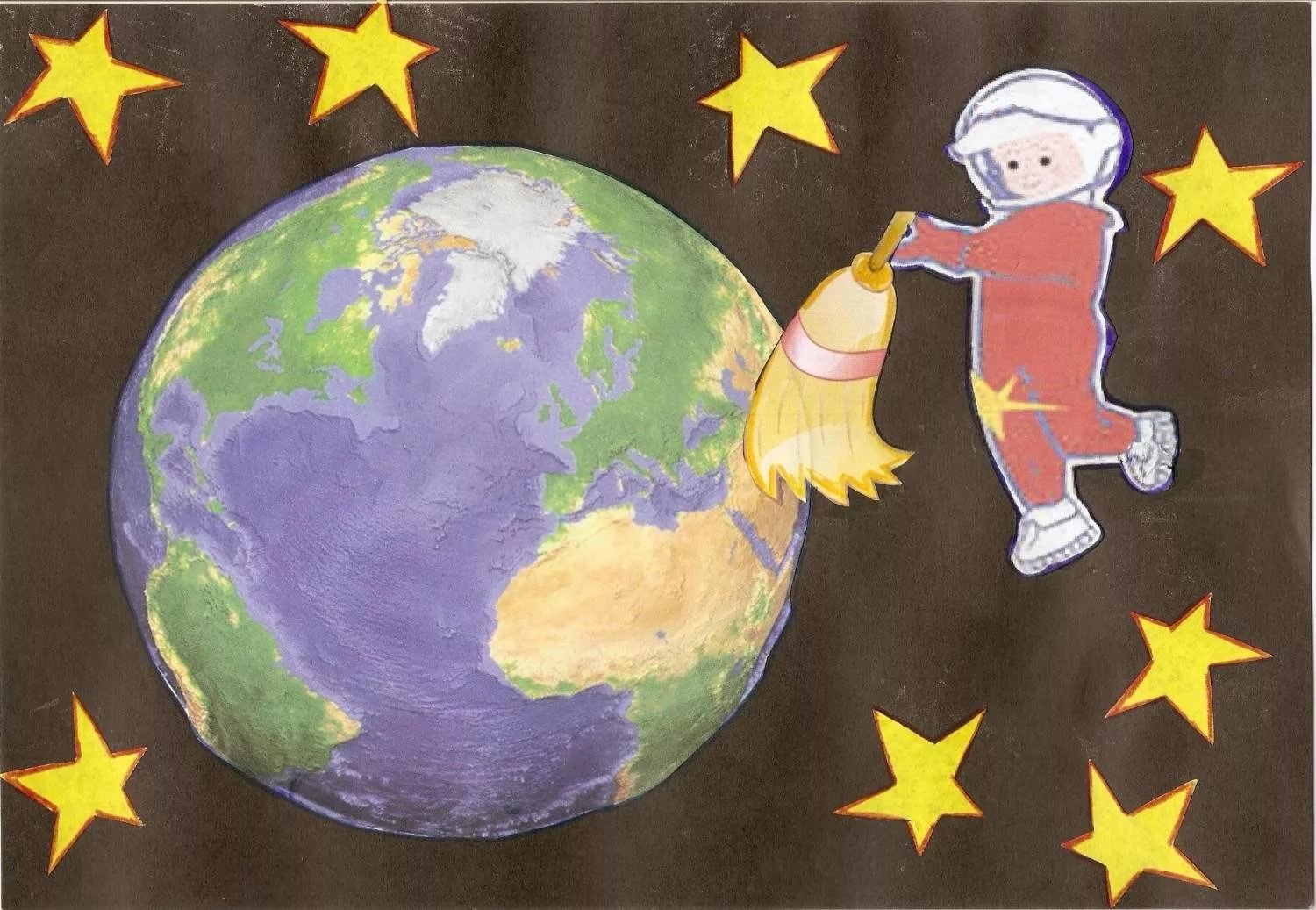 Детские рисунки планеты земля