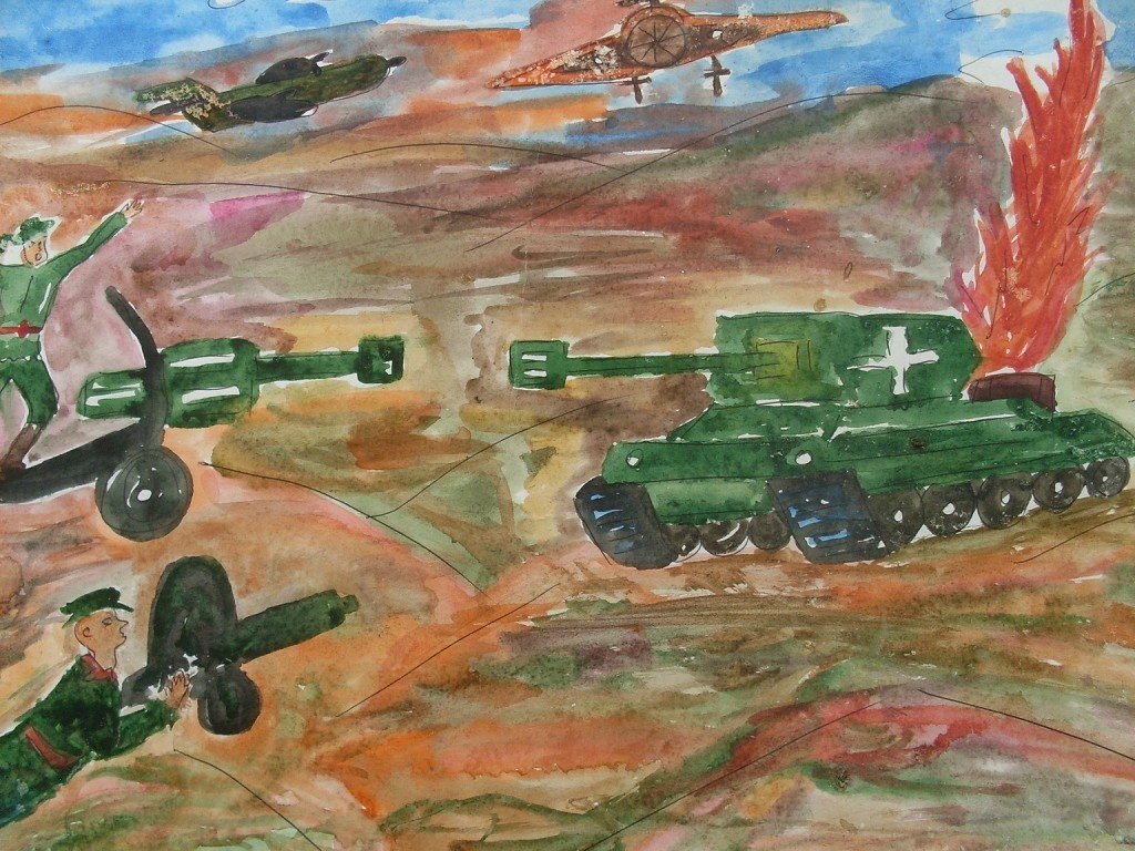Рисунок на тему дети войны