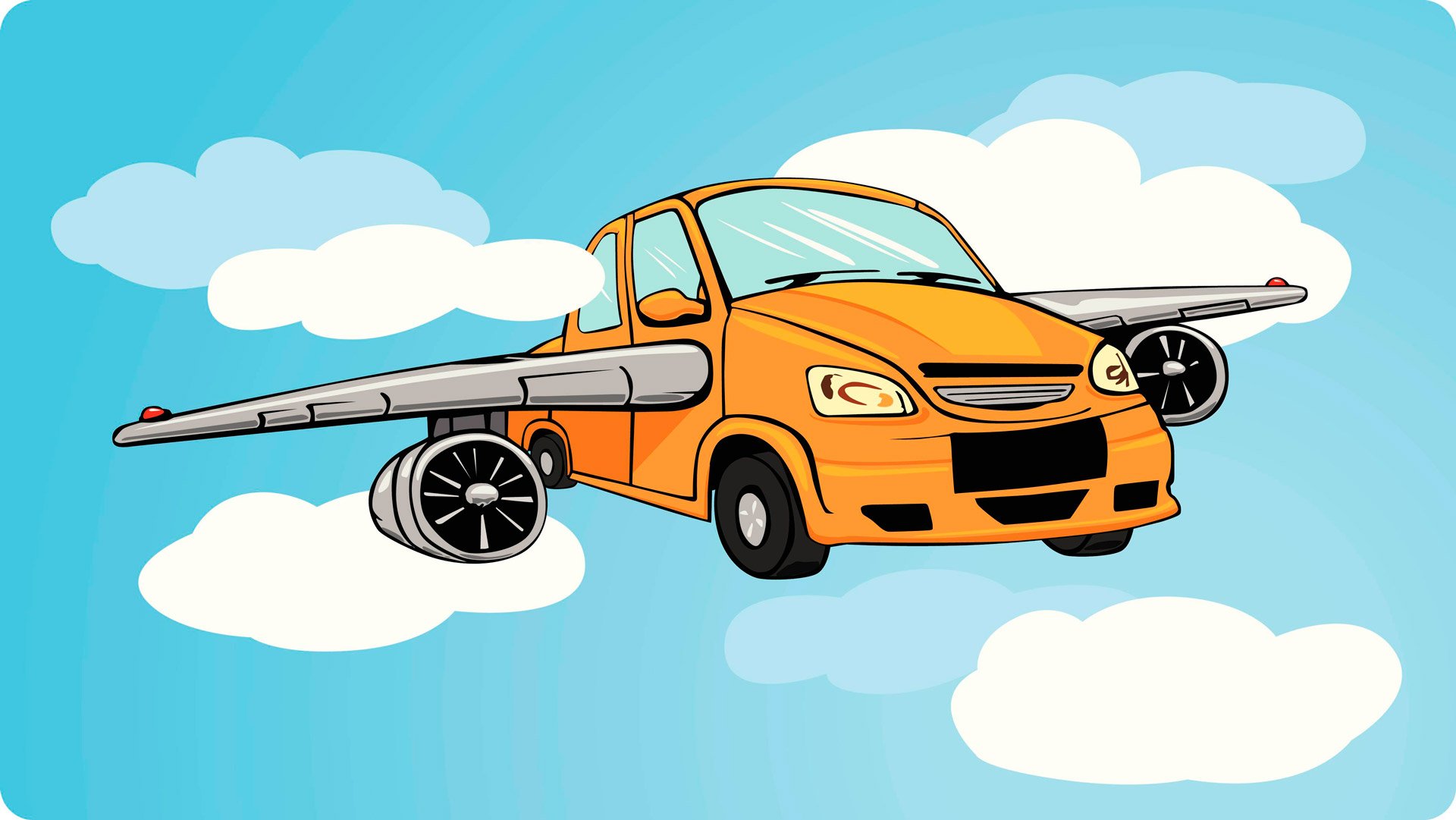 Иллюстрации с изображением транспортных средств