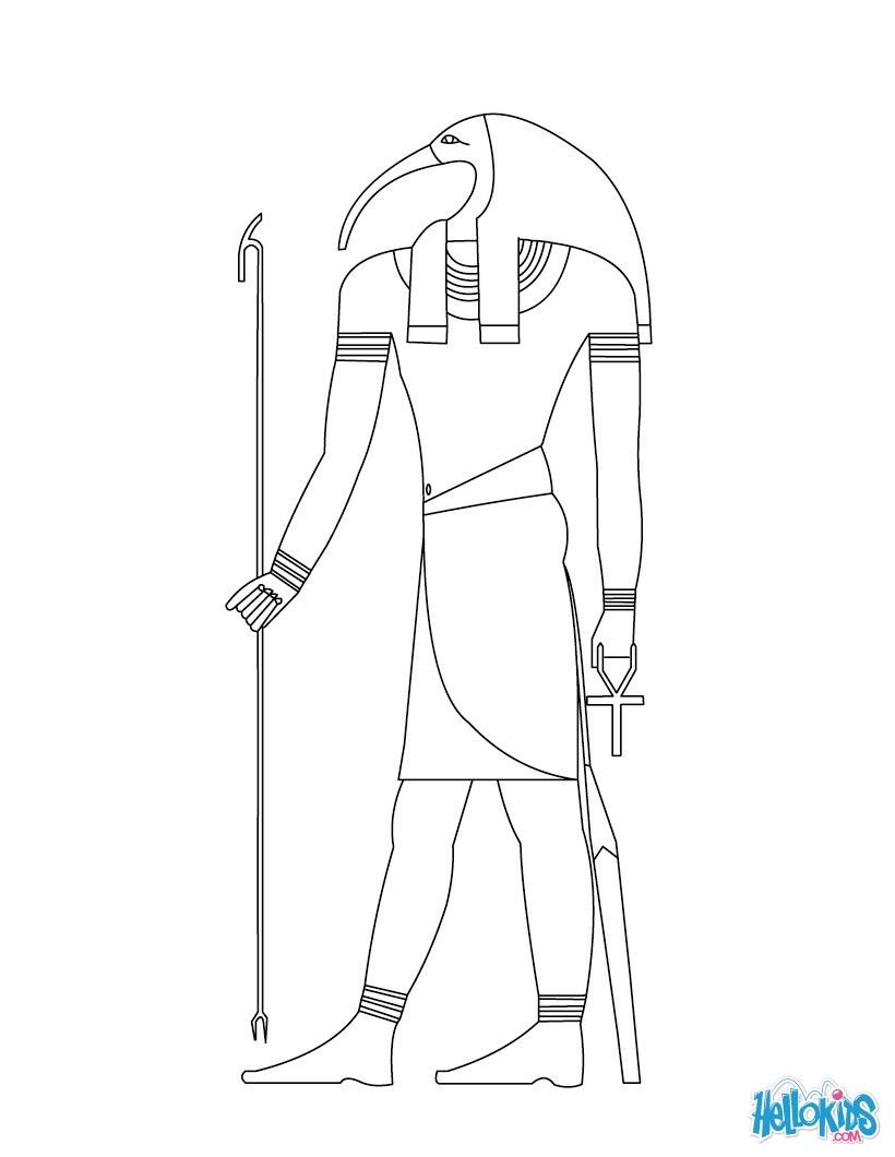 Боги Египта раскраска