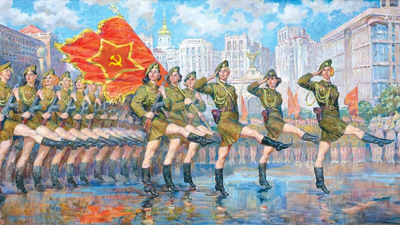 Красная армия марширует