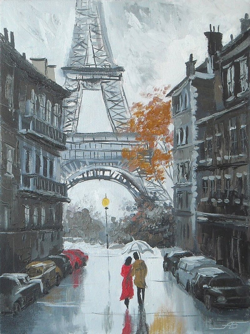 Александр Болотов картины Париж