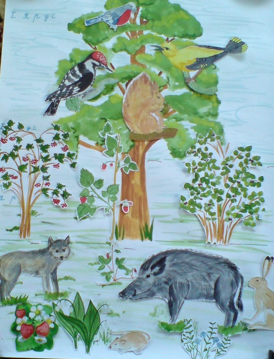 Рисунок на тему животные